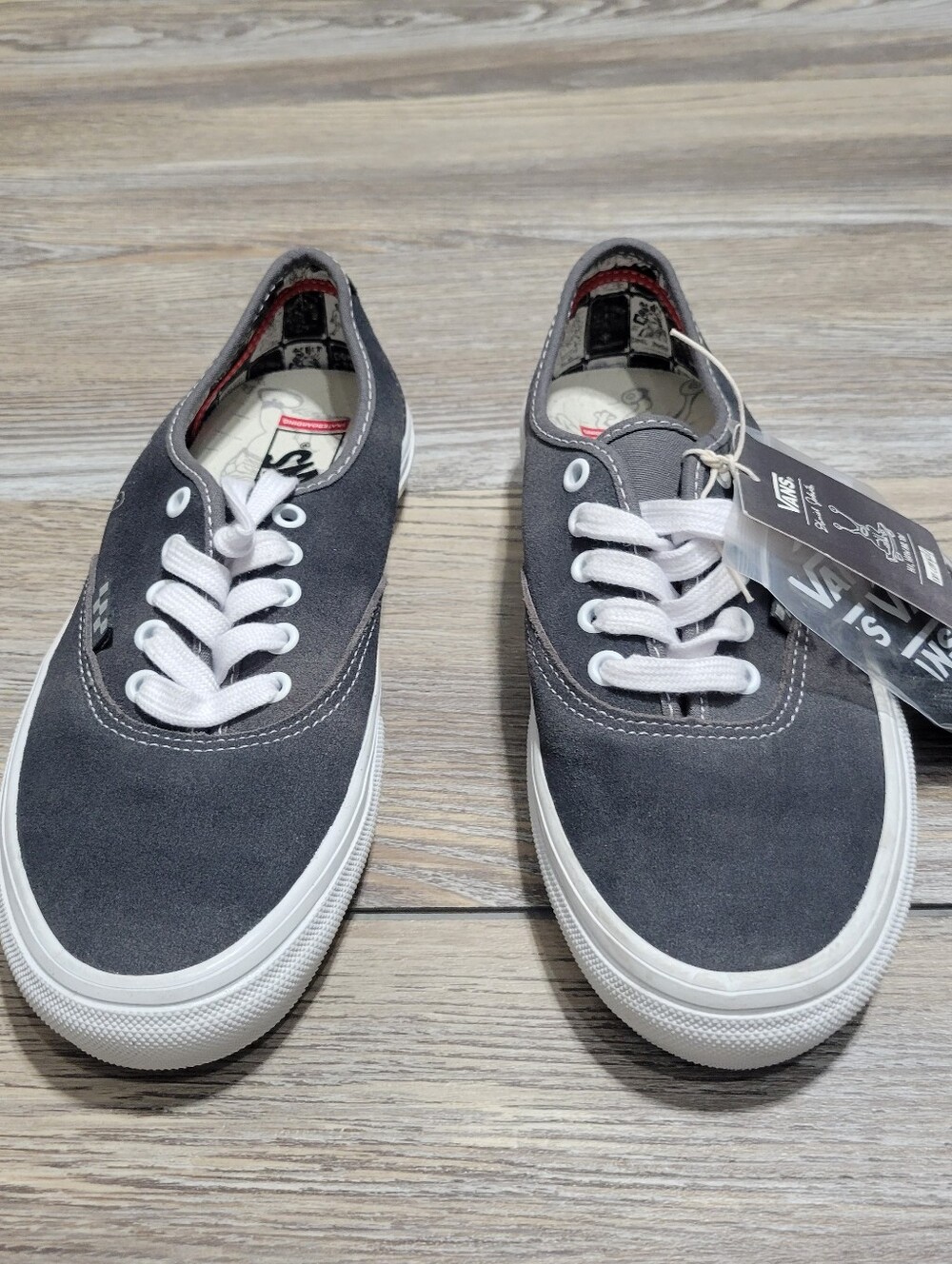 Vans Daniel Johnson Collaboration Sneakers Mens Size 7 Gray - Picture 5 of 11
